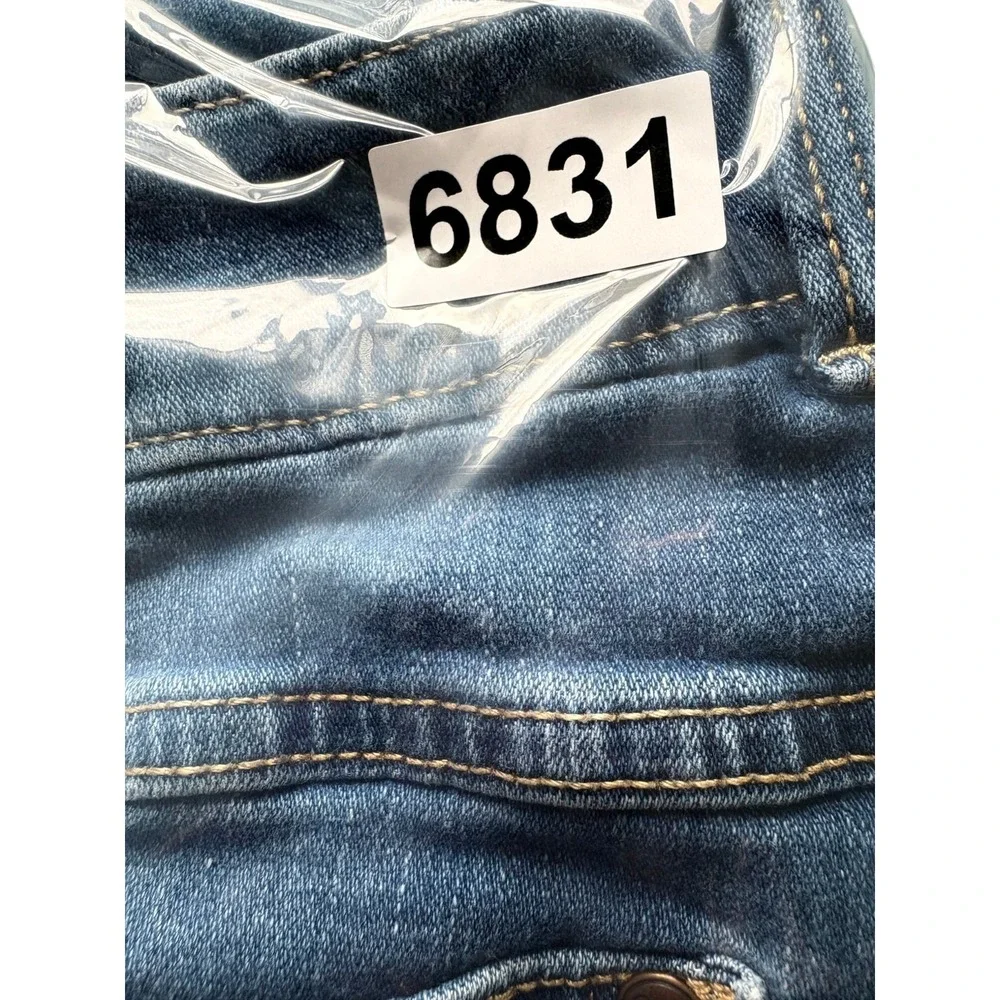 Wrangler Western Bootcut Jeans Womens 13x30 Dark Blue Denim Cotton‎ Whiskered